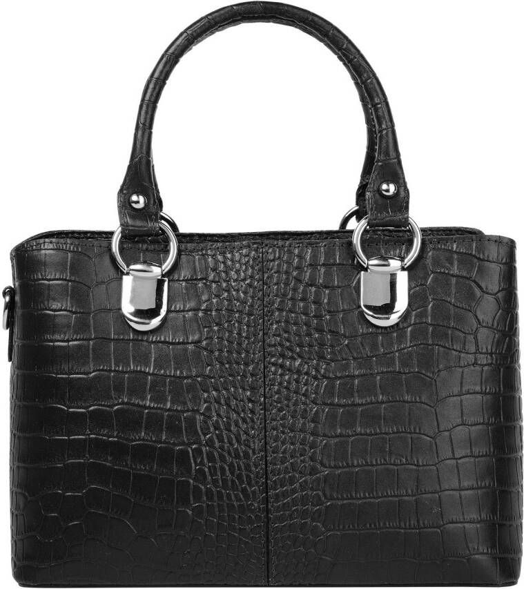 Cluty Schoudertas echt leer made in italy