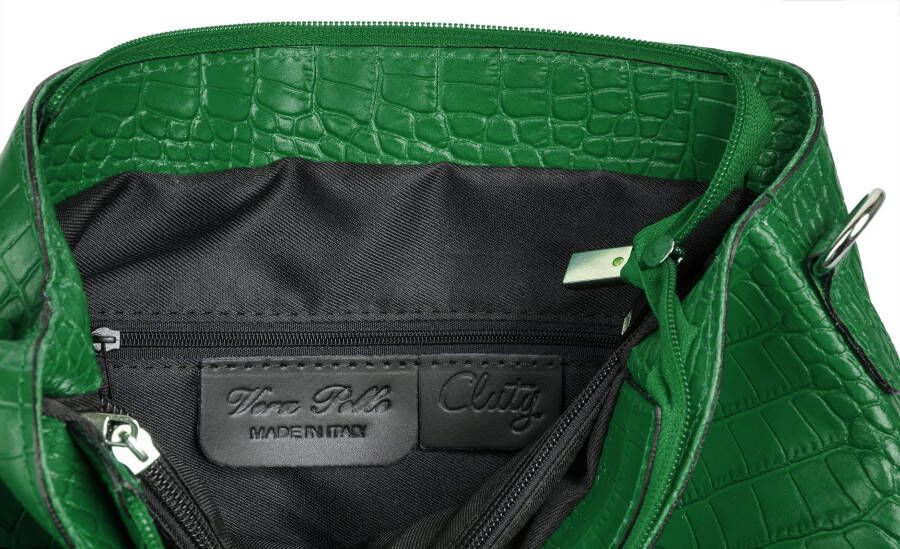 Cluty Schoudertas echt leer made in italy