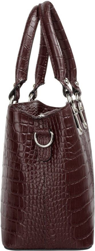 Cluty Schoudertas echt leer made in italy
