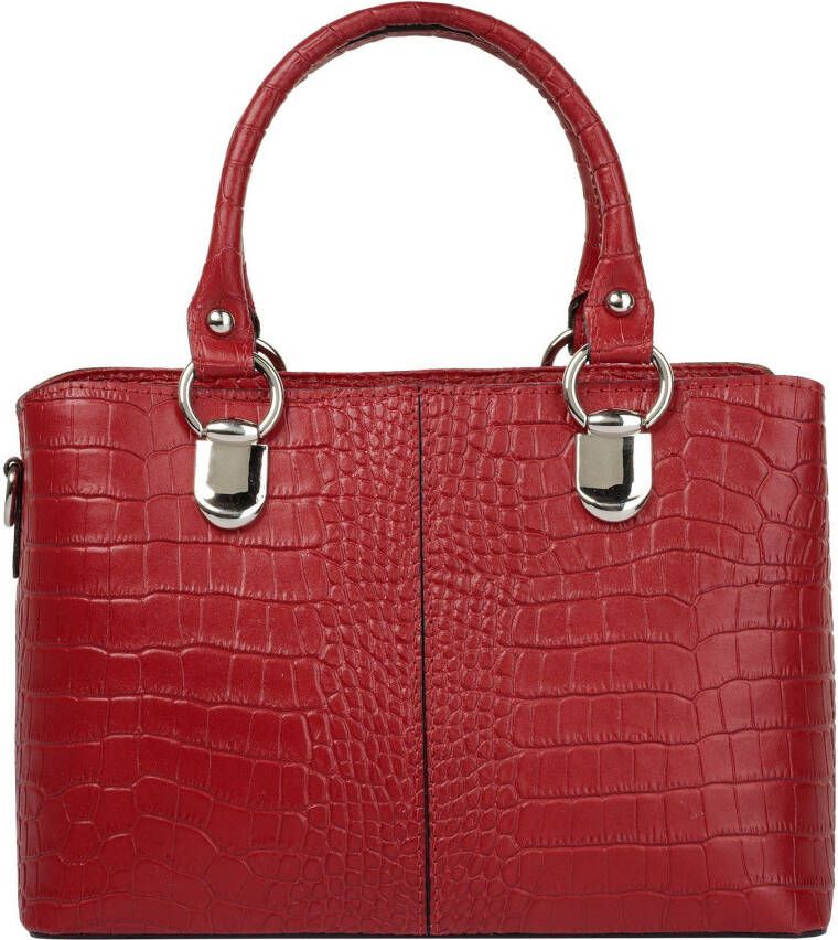 Cluty Schoudertas echt leer made in italy