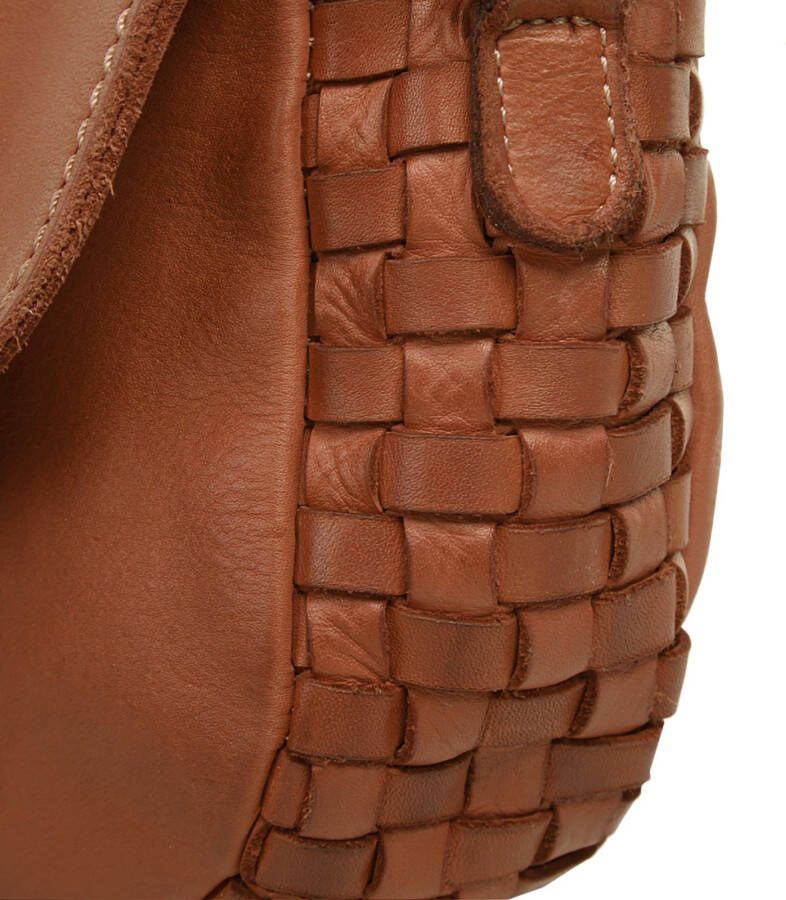 Cluty Schoudertas echt leer made in italy