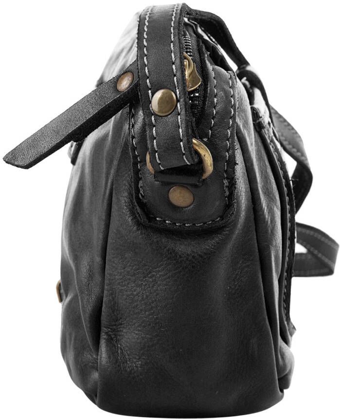 Cluty Schoudertas echt leer made in italy