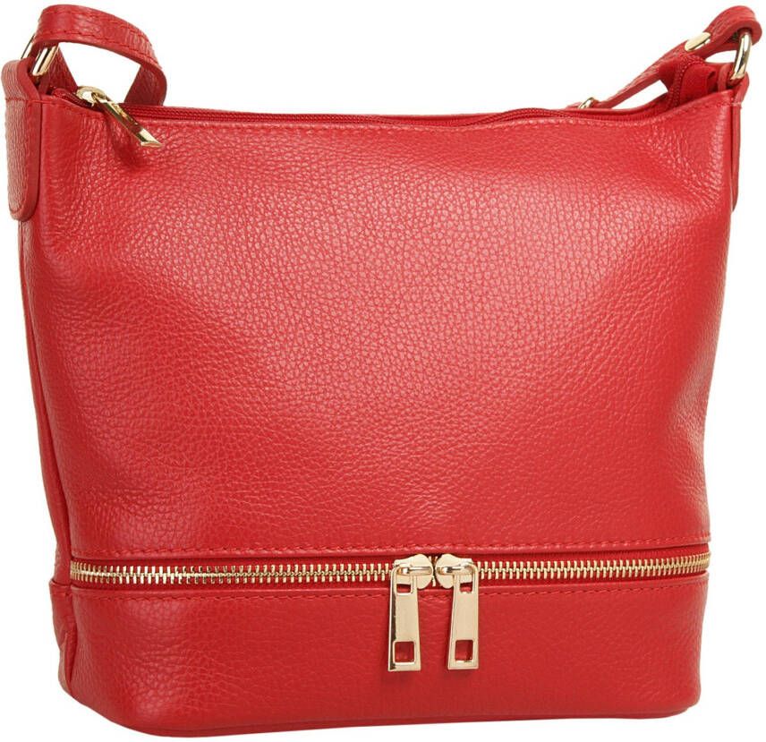 Cluty Schoudertas echt leer made in italy