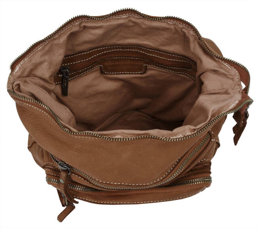 Cluty Shopper echt leer made in italy