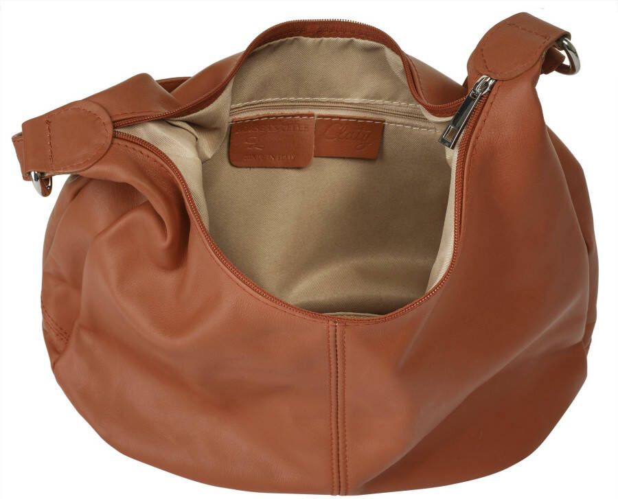 Cluty Shopper echt leer made in italy