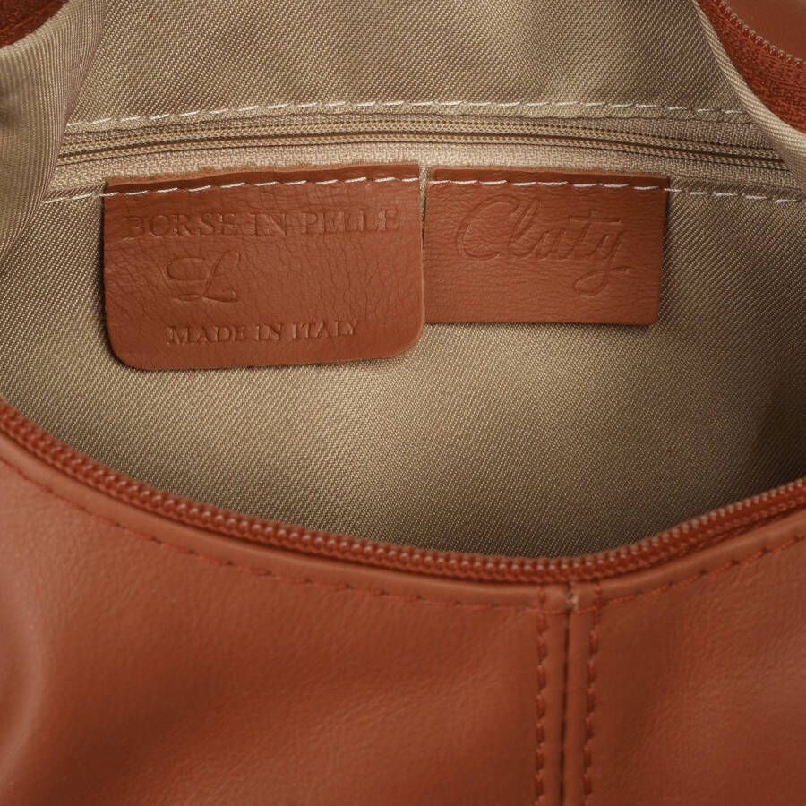 Cluty Shopper echt leer made in italy