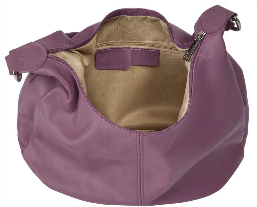Cluty Shopper echt leer made in italy