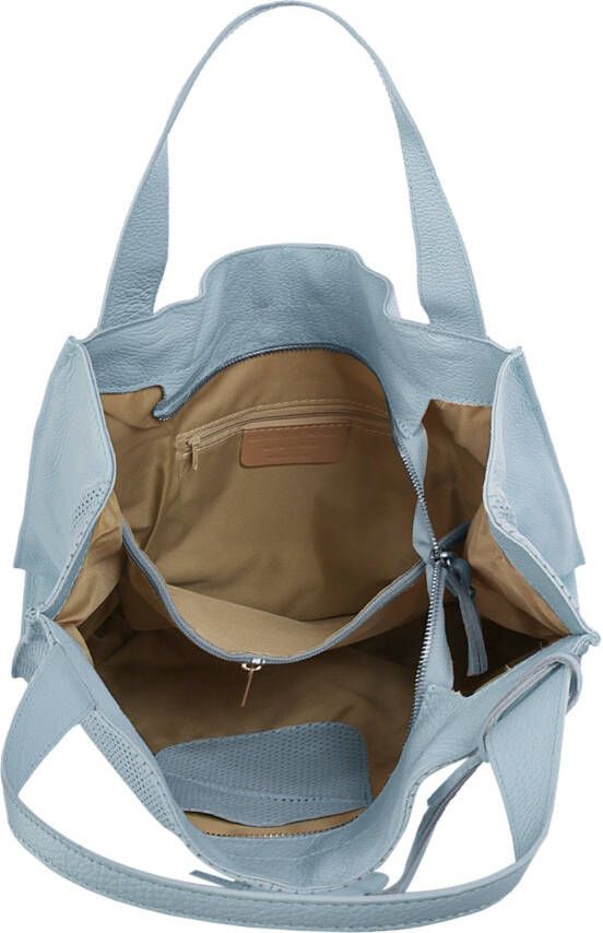 Cluty Shopper echt leer made in italy