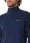 Columbia klamath range half zip fleece pully blauw heren - Thumbnail 4