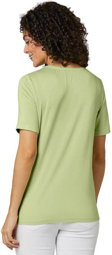 CREATION L PREMIUM Shirt met ronde hals Chic-viscose-shirt (1-delig)