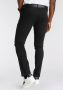 DELMAO Stretch jeans Reed rechte pijpsnit used-look-wassing lage taillehoogte - Thumbnail 2