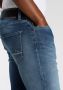 DELMAO Stretch jeans "Reed" rechte pijpsnit used-look-wassing lage taillehoogte - Thumbnail 3