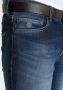 DELMAO Stretch jeans "Reed" rechte pijpsnit used-look-wassing lage taillehoogte - Thumbnail 5