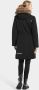 Didriksons Klassieke gewatteerde parka met afneembare bont Black Dames - Thumbnail 2