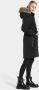 Didriksons Klassieke gewatteerde parka met afneembare bont Black Dames - Thumbnail 6