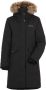 Didriksons Klassieke gewatteerde parka met afneembare bont Black Dames - Thumbnail 7