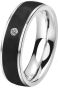 DOOSTI Trouwring Sieraden cadeau roestvrijstalen trouwring partnerring LIEBE - Thumbnail 2