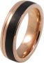 DOOSTI Trouwring Sieraden cadeau roestvrijstalen trouwring partnerring LIEBE - Thumbnail 2