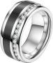 DOOSTI Trouwring Sieraden cadeau roestvrijstalen trouwring partnerring LIEBE - Thumbnail 2
