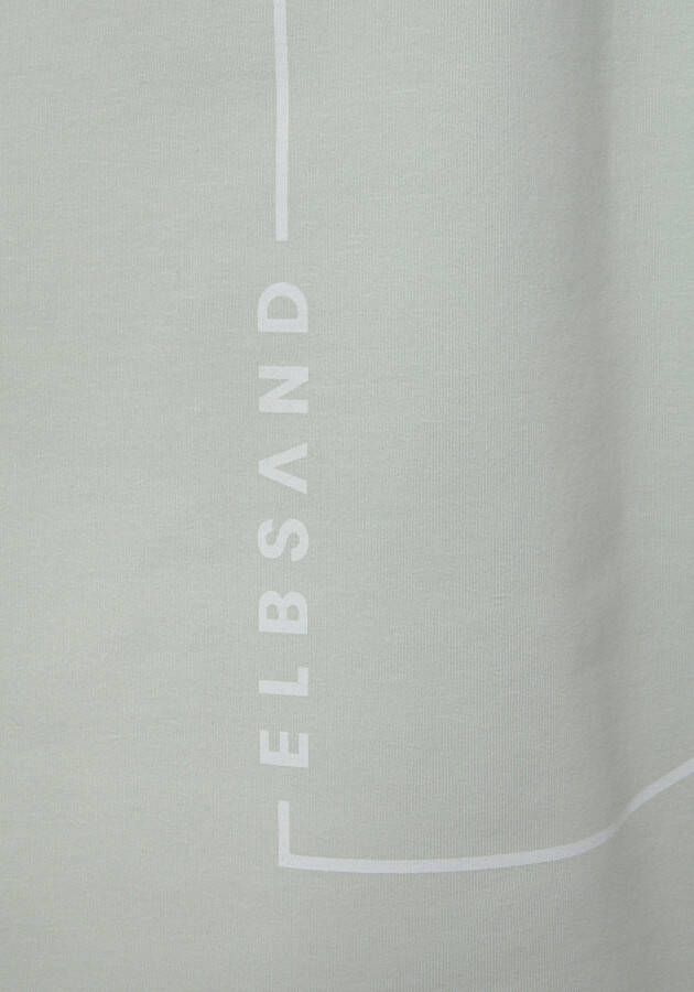 Elbsand Hoodie Catia kortarm hoodie met logo-opdruk achter