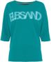 Elbsand Shirt met 3 4-mouwen met logoprint katoenmix losse pasvorm - Thumbnail 2