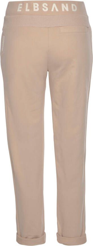 Elbsand Sweatbroek Brinja met zakken en brede trekkoorden joggingbroek casual pasvorm