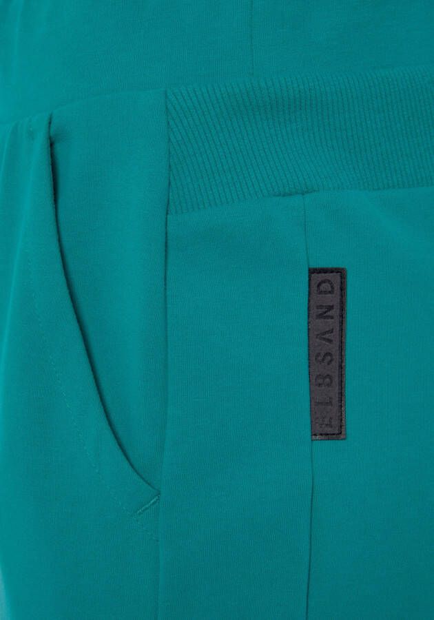 Elbsand Sweatbroek Brinja met zakken en brede trekkoorden joggingbroek casual pasvorm