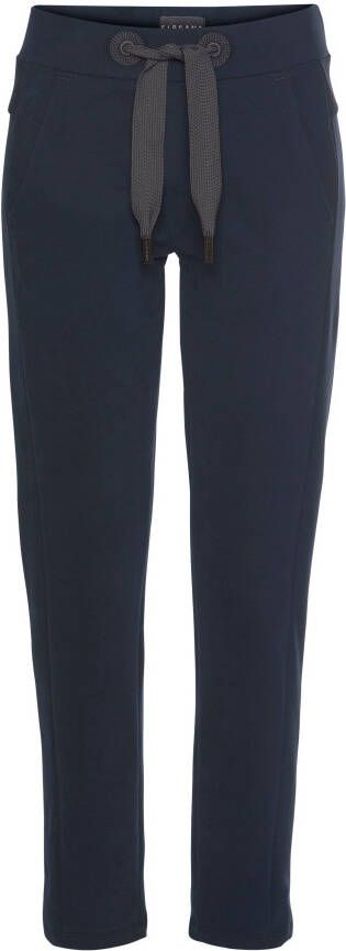 Elbsand Sweatbroek Brinja met logoprint op de tailleband en zakken joggingbroek loungebroek