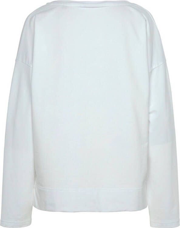 Elbsand Sweatshirt Aliisa met logoprint voor basic-pasvorm sportief-casual