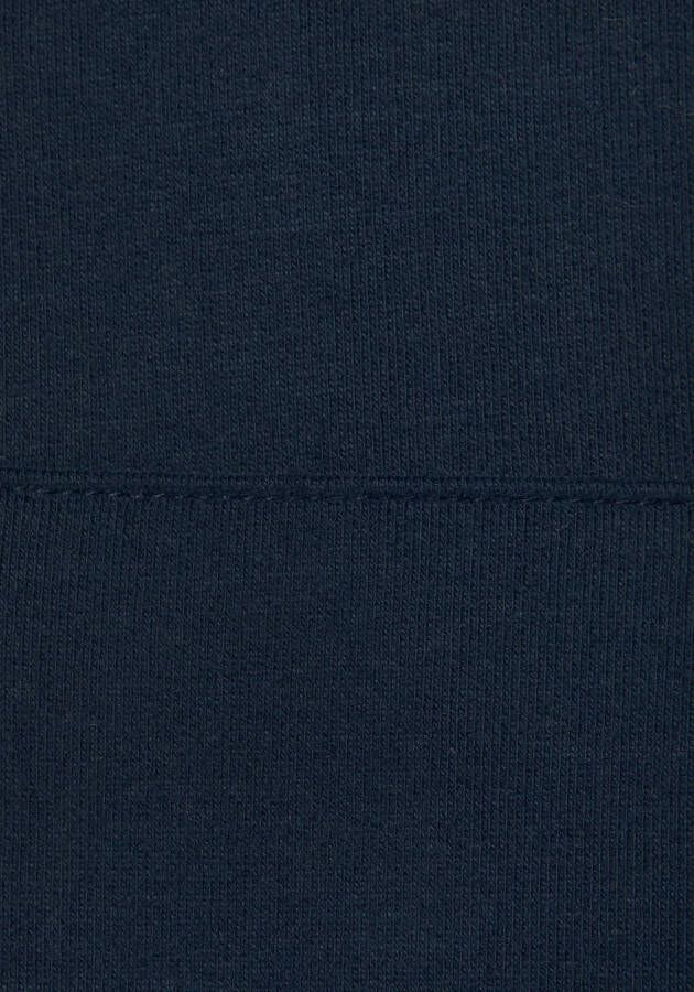 Elbsand Sweatvest met logo-borduurwerk op de capuchon comfortabele vrijetijdjack met zakken