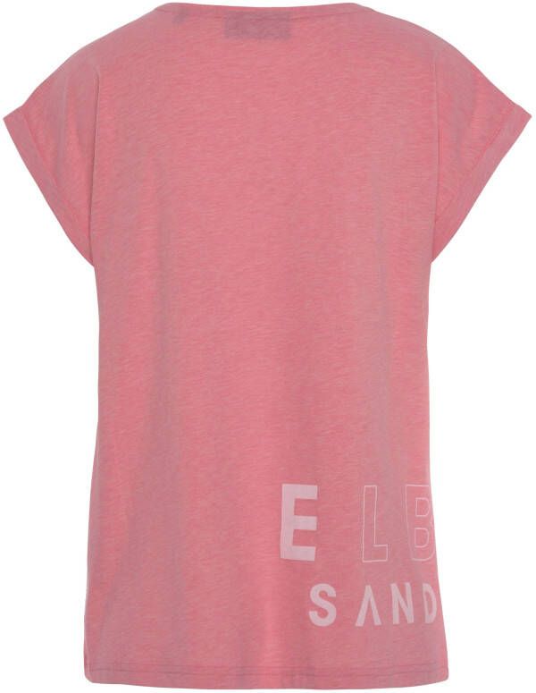 Elbsand T-shirt gemaakt van zachte jersey shirt met korte mouwen sportief en comfortabel