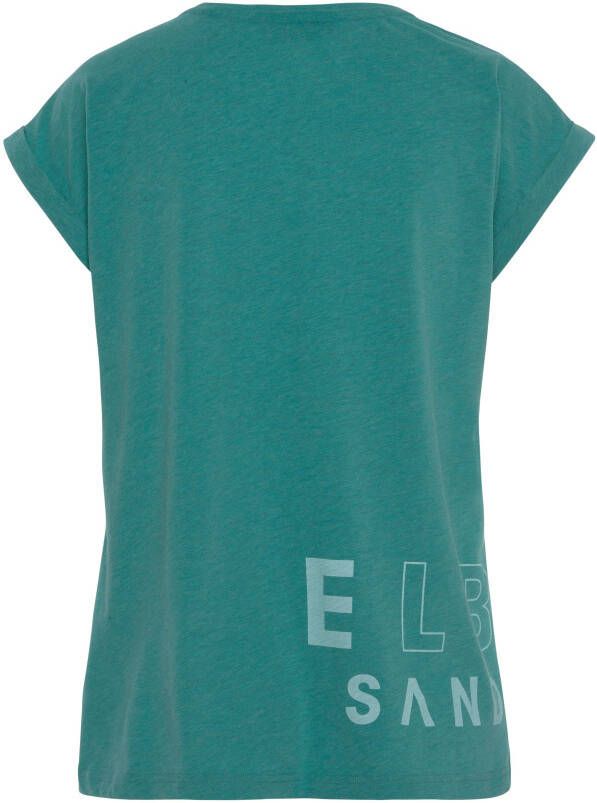 Elbsand T-shirt gemaakt van zachte jersey shirt met korte mouwen sportief en comfortabel