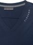 Elbsand T-shirt Talvi met flockprint en v-hals shirt met korte mouwen van katoenmix - Thumbnail 6
