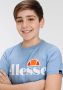 Ellesse Kinder-T-shirt Maila Blauw Unisex - Thumbnail 5