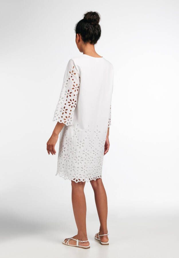 Eterna Kanten jurk Loose fit