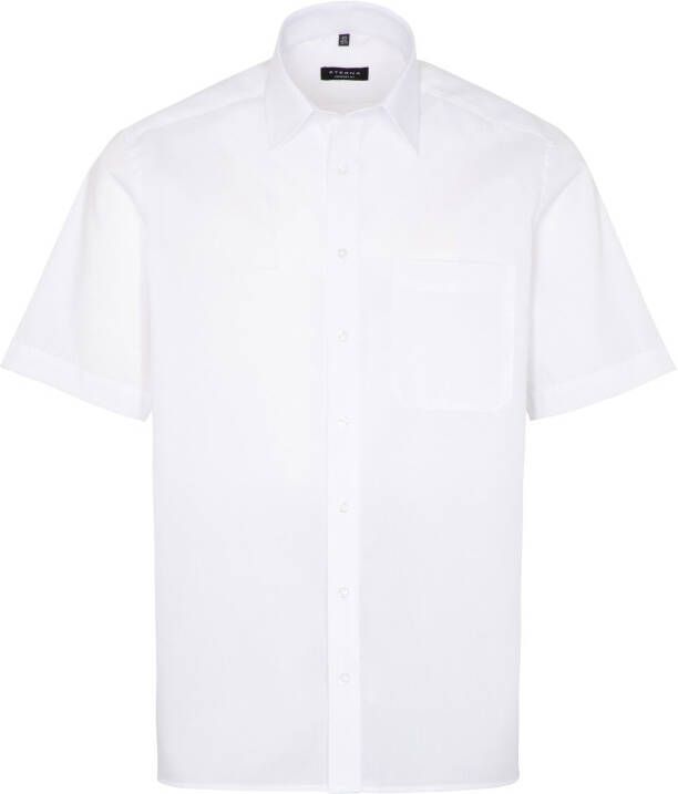 Eterna Overhemd met korte mouwen Comfort fit NON IRON (strijkvrij)