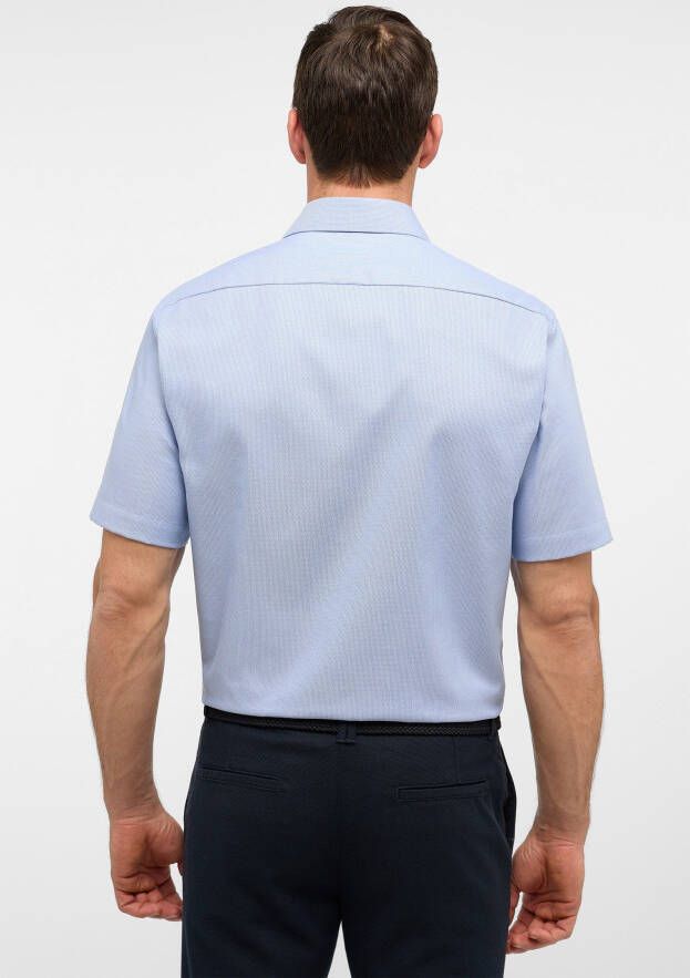 Eterna Overhemd met korte mouwen Comfort fit NON IRON (strijkvrij)