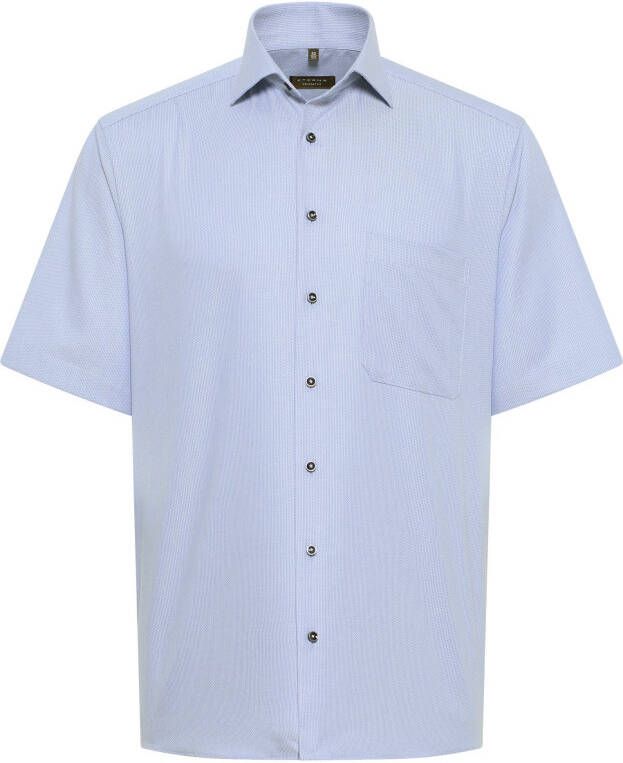 Eterna Overhemd met korte mouwen Comfort fit NON IRON (strijkvrij)