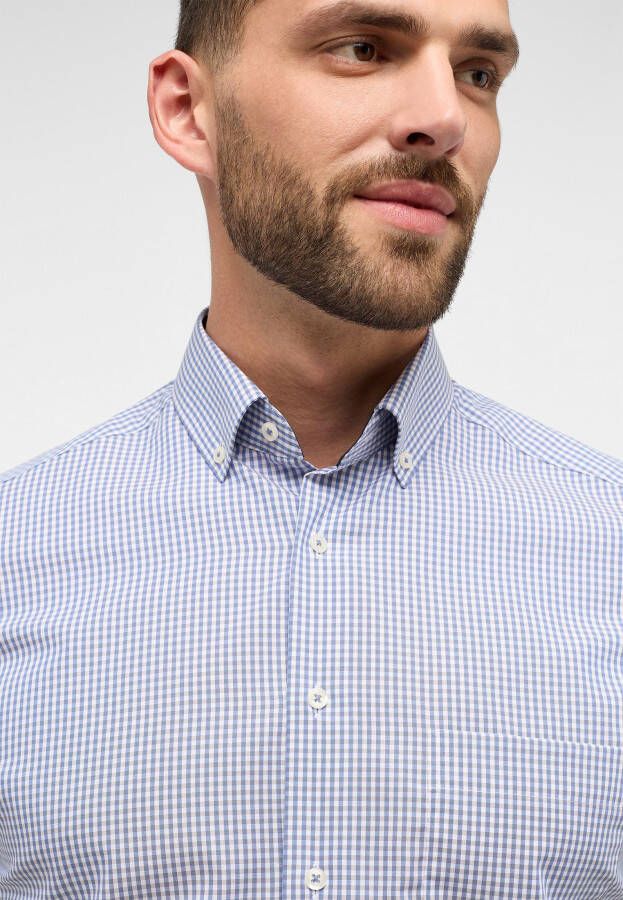 Eterna Overhemd met korte mouwen MODERN FIT NON IRON (strijkvrij)