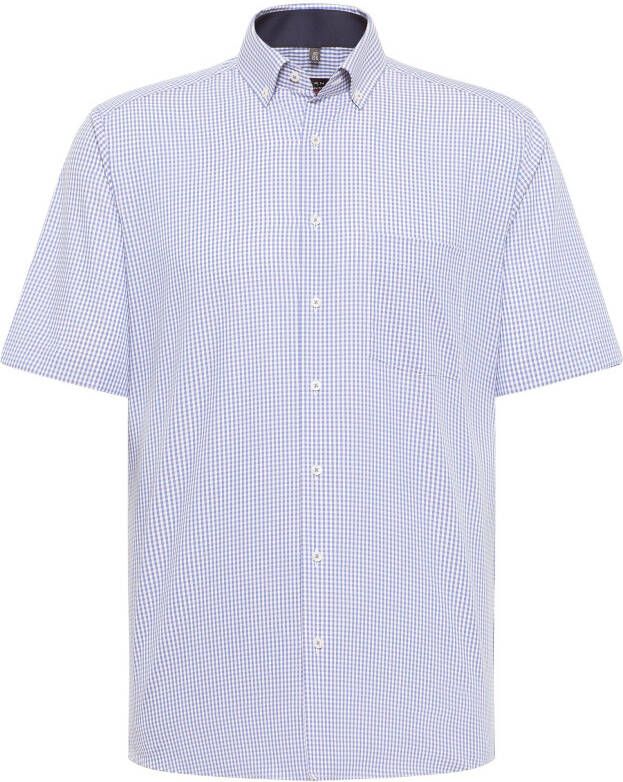 Eterna Overhemd met korte mouwen MODERN FIT NON IRON (strijkvrij)
