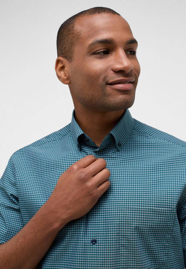 Eterna Overhemd met korte mouwen MODERN FIT NON IRON (strijkvrij)