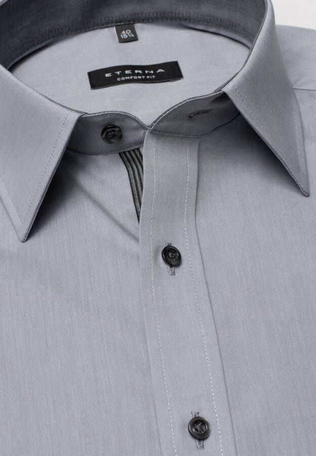 Eterna Overhemd met lange mouwen Comfort fit NON IRON (strijkvrij)