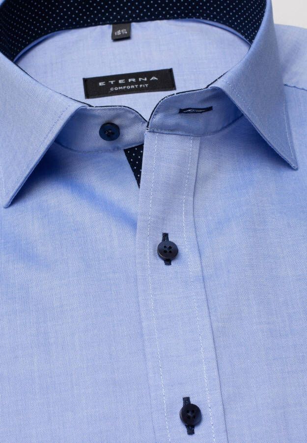 Eterna Overhemd met lange mouwen Comfort fit NON IRON (strijkvrij)