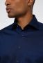 Eterna overhemd mouwlengte 7 Comfort Fit wijde fit donkerblauw geprint katoen wide spread - Thumbnail 3