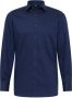 Eterna overhemd mouwlengte 7 Comfort Fit wijde fit donkerblauw geprint katoen wide spread - Thumbnail 4