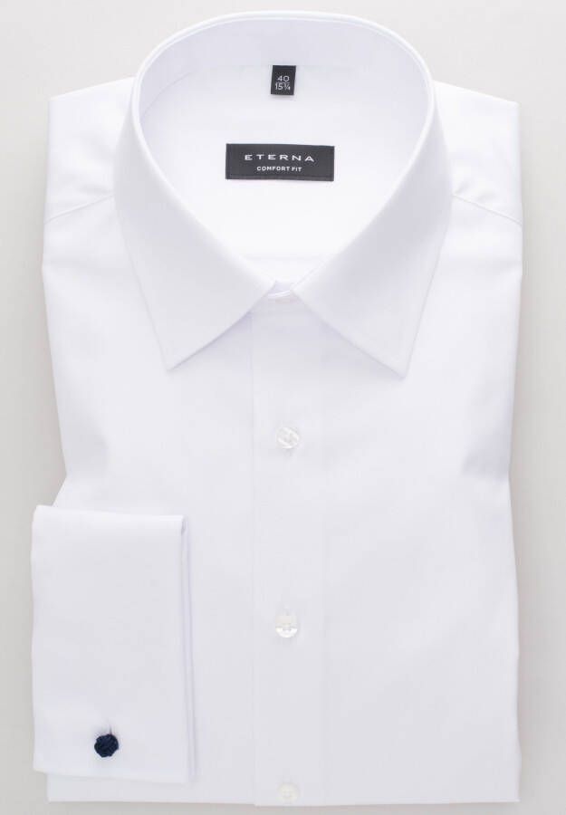 Eterna Overhemd met lange mouwen Comfort fit NON IRON (strijkvrij)