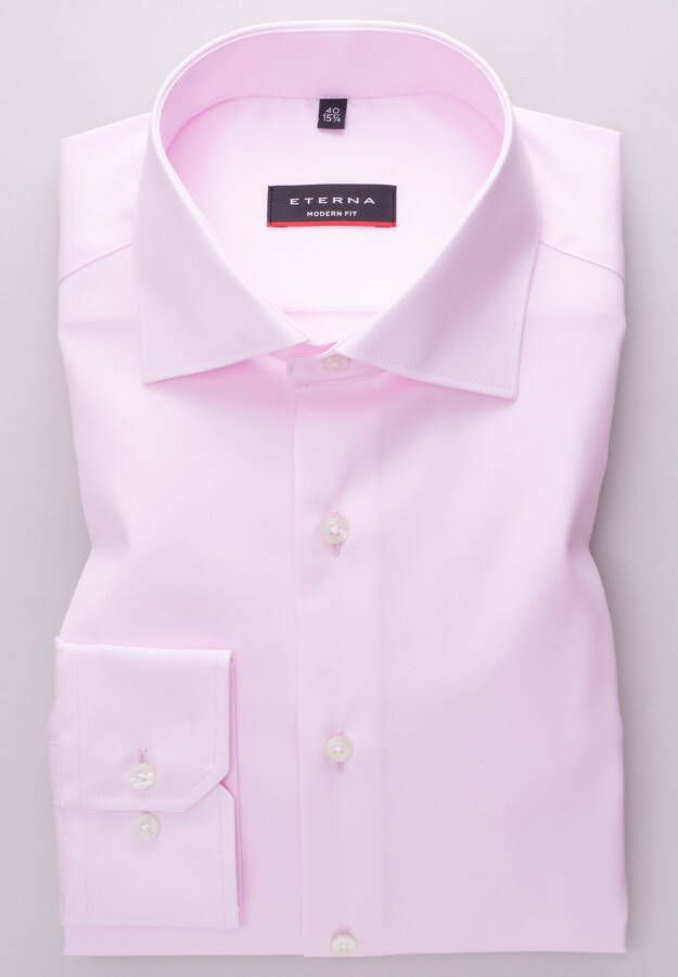 Eterna Overhemd met lange mouwen MODERN FIT NON IRON (strijkvrij)
