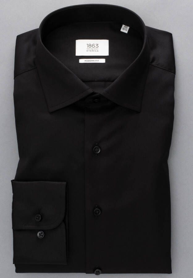 Eterna Overhemd met lange mouwen MODERN FIT NON IRON (strijkvrij)