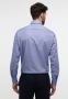 Eterna business overhemd normale fit blauw geprint met borstzak - Thumbnail 3