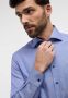 Eterna business overhemd normale fit blauw geprint met borstzak - Thumbnail 4